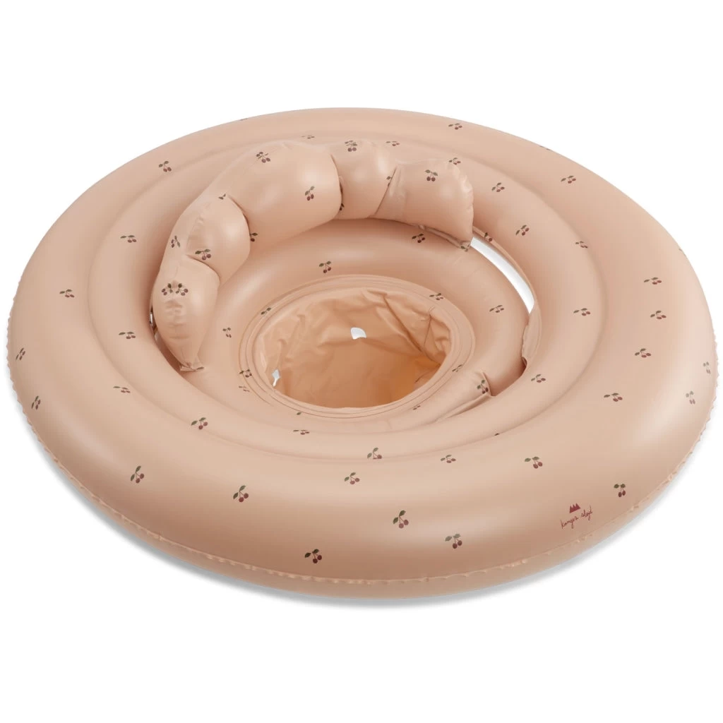 Konges Sløjd Inflatable Baby Swim Ring - Blush Cherry 2 Konges Sløjd Inflatable Baby Swim Ring - Blush Cherry - Image 2