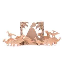 Bajo Toys | Wooden Dinosaur Set -Odin Parker Toys 1318ecb5094fd4359dd6d9e2adb2c38eca81e018cafe84a256317778b7c2006d