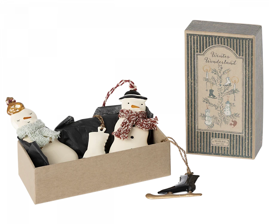 Maileg Winter Wonderland Ornament Set 3 Maileg Winter Wonderland Ornament Set - Image 3
