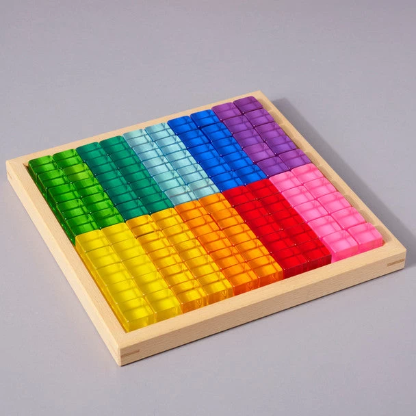 Bauspiel Lucent Cubes (100 Pieces) 3 Bauspiel Lucent Cubes (100 Pieces) - Image 3