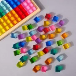 Bauspiel Lucent Cubes (100 Pieces) 7 Bauspiel Lucent Cubes (100 Pieces) -Odin Parker Toys 167088 67451 82300