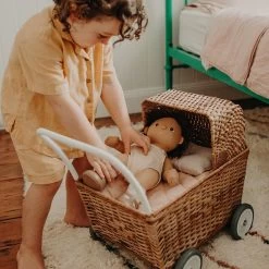 Olli Ella | Rattan Doll Stroller (ships In Approximately One Week) -Odin Parker Toys 21 01 OlliElla Dinkums StrolleyMattresses 1Q8A4589 800x cc98b981 5c08 4ba3 a576 a31a1f443549