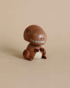 Wooden T-Rex Bobblehead