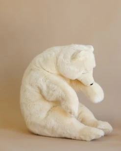 Hansa Sleeping Polar Bear Stuffed Animal