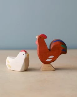 Brin D'Ours | Handmade Wooden Chicken / Rooster -Odin Parker Toys 2J2A0476 2