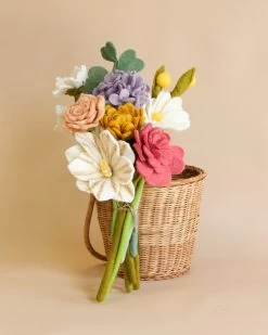 Felt Flower Bouquet - Spring