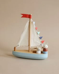 Tender Leaf Toys Wooden Sail Boat