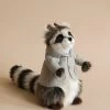 Hansa Papa Raccoon With Jacket Stuffed Animal