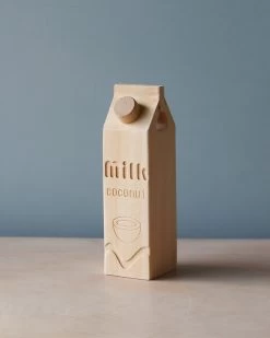 Wooden Carton Of Non-Dairy Milk -Odin Parker Toys 2J2A1336 2