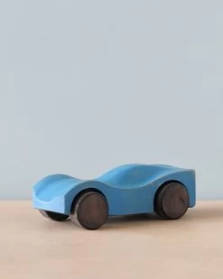 Handmade Wooden Race Car - Blue -Odin Parker Toys 2J2A1444