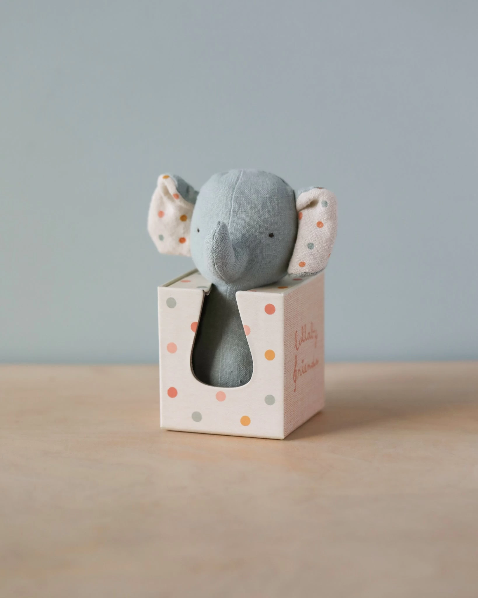 Maileg Lullaby Friend Rattles, Elephant 2 Maileg Lullaby Friend Rattles, Elephant - Image 2