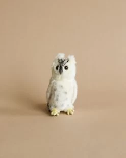 Hansa Small White Owl Stuffed Animal