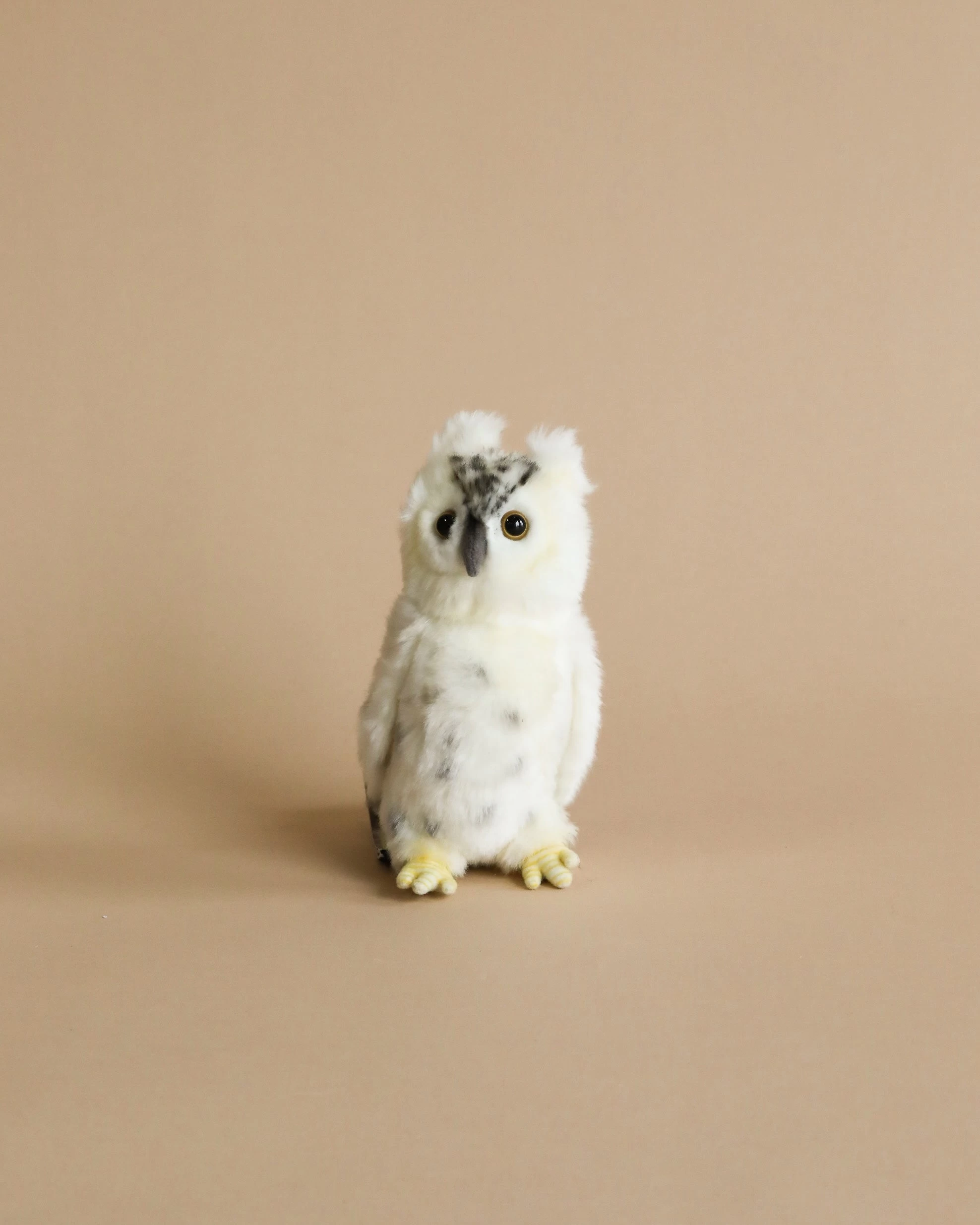 Hansa Small White Owl Stuffed Animal 1 Hansa Small White Owl Stuffed Animal