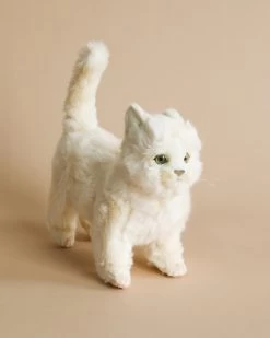 Hansa White Cat Stuffed Animal