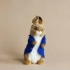 Hansa Blue Jacket Bunny Stuffed Animal