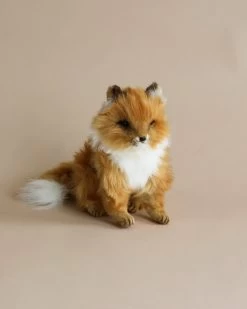 Hansa Sitting Fox Stuffed Animal