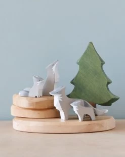 Brin D'Ours | Handmade Wooden Wolf -Odin Parker Toys 2J2A2682