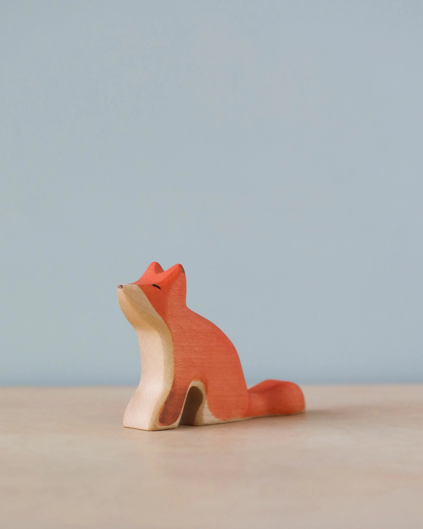 Handmade Holzwald Sitting Fox 3 Handmade Holzwald Sitting Fox - Image 3