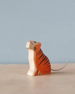 Handmade Holzwald Sitting Tiger -Odin Parker Toys 2J2A3033