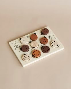 Wooden Tray Puzzle - Count To 10 Ladybugs