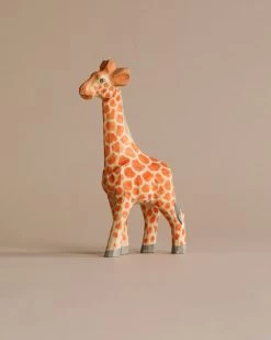 Ferm LIVING Hand Carved Wooden Giraffe