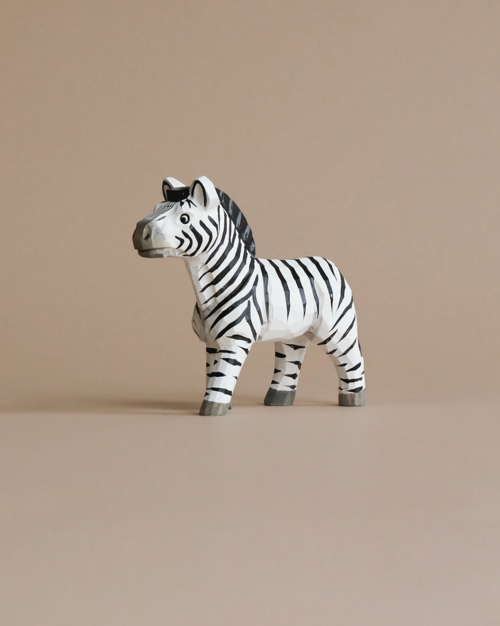 Ferm LIVING Hand Carved Wooden Zebra 1 Ferm LIVING Hand Carved Wooden Zebra