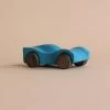 Handmade Wooden Race Car - Blue