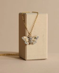 Solar Moth Necklace