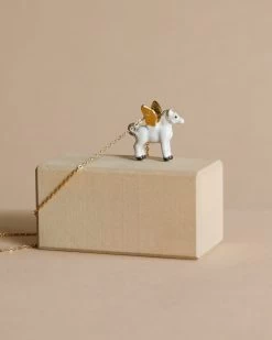 Gold Pegasus Necklace