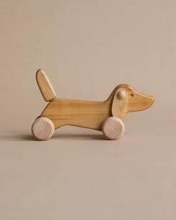 Wooden Dachshund Puppy