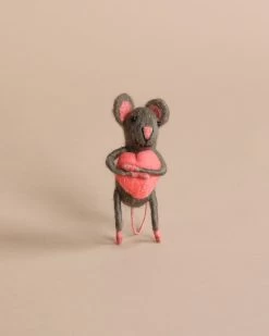 Felt Mouse With Heart