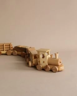 Dk Handmade Wooden Train - Extra Long