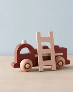 Konges Sløjd Mini Wooden Fire Truck -Odin Parker Toys 2J2A5345 2
