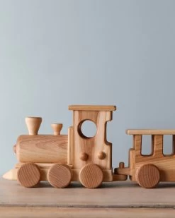 Dk Handmade Wooden Train - Extra Long -Odin Parker Toys 2J2A6057