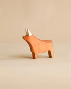 Brin D'Ours | Handmade Wooden Spotted Brown Cow Family -Odin Parker Toys 2J2A6419