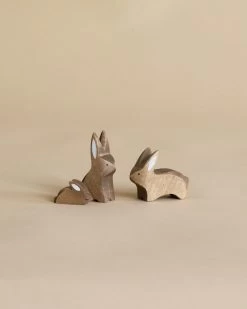 Brin D'Ours | Handmade Wooden Bunny - Brown