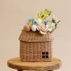 Hutch Wall Basket Of Felt Flowers