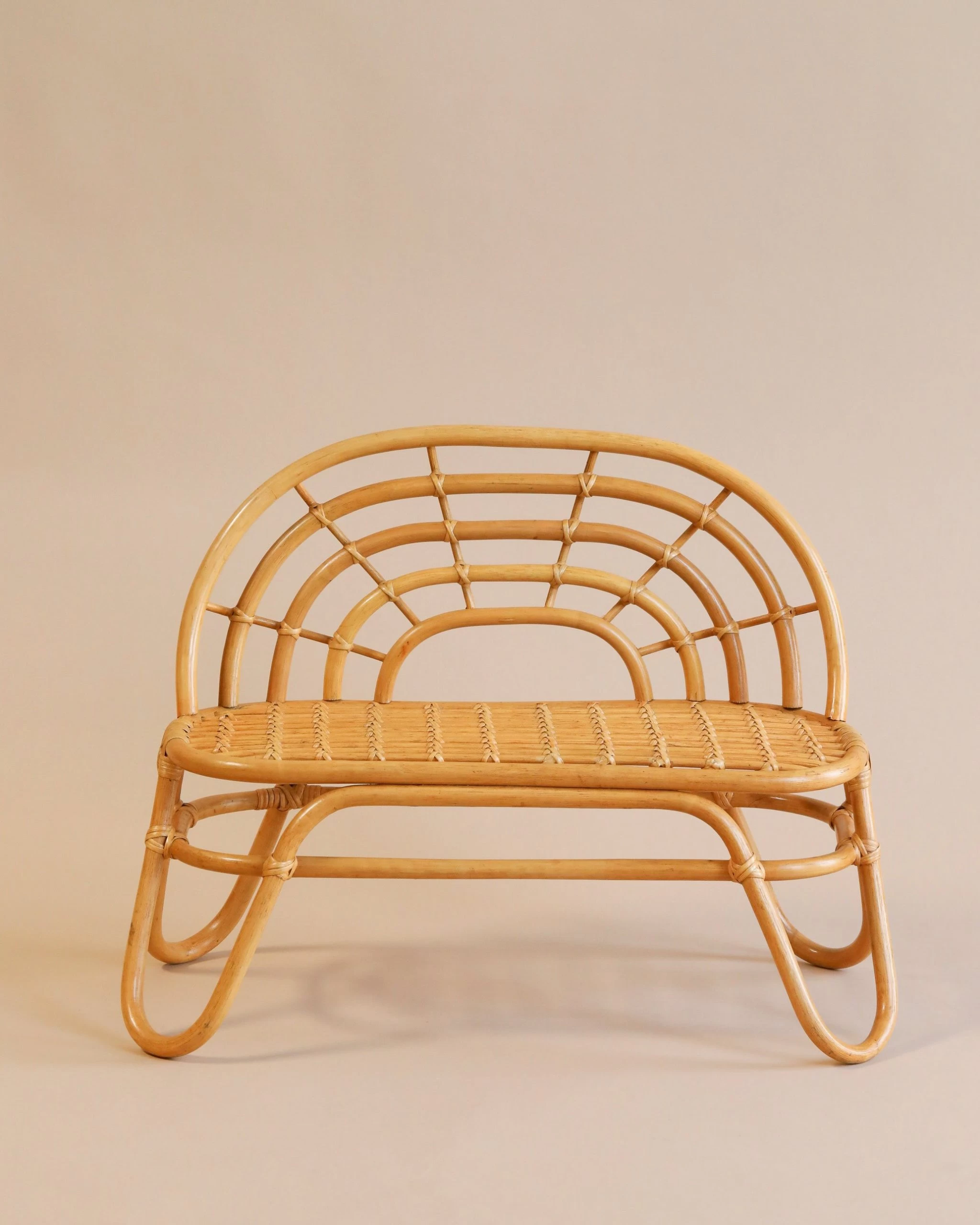 OYOY Kid’s Rattan Bench 2 OYOY Kid’s Rattan Bench - Image 2