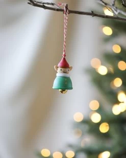 Wooden Elf Ornament