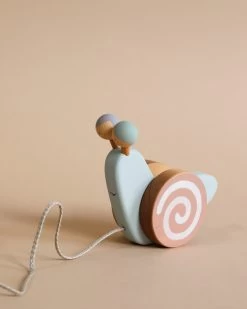 Handmade Pull Along Snail Toy