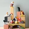 11 Piece Wooden Bird Set
