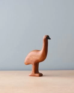 Handmade Wooden Ostrich