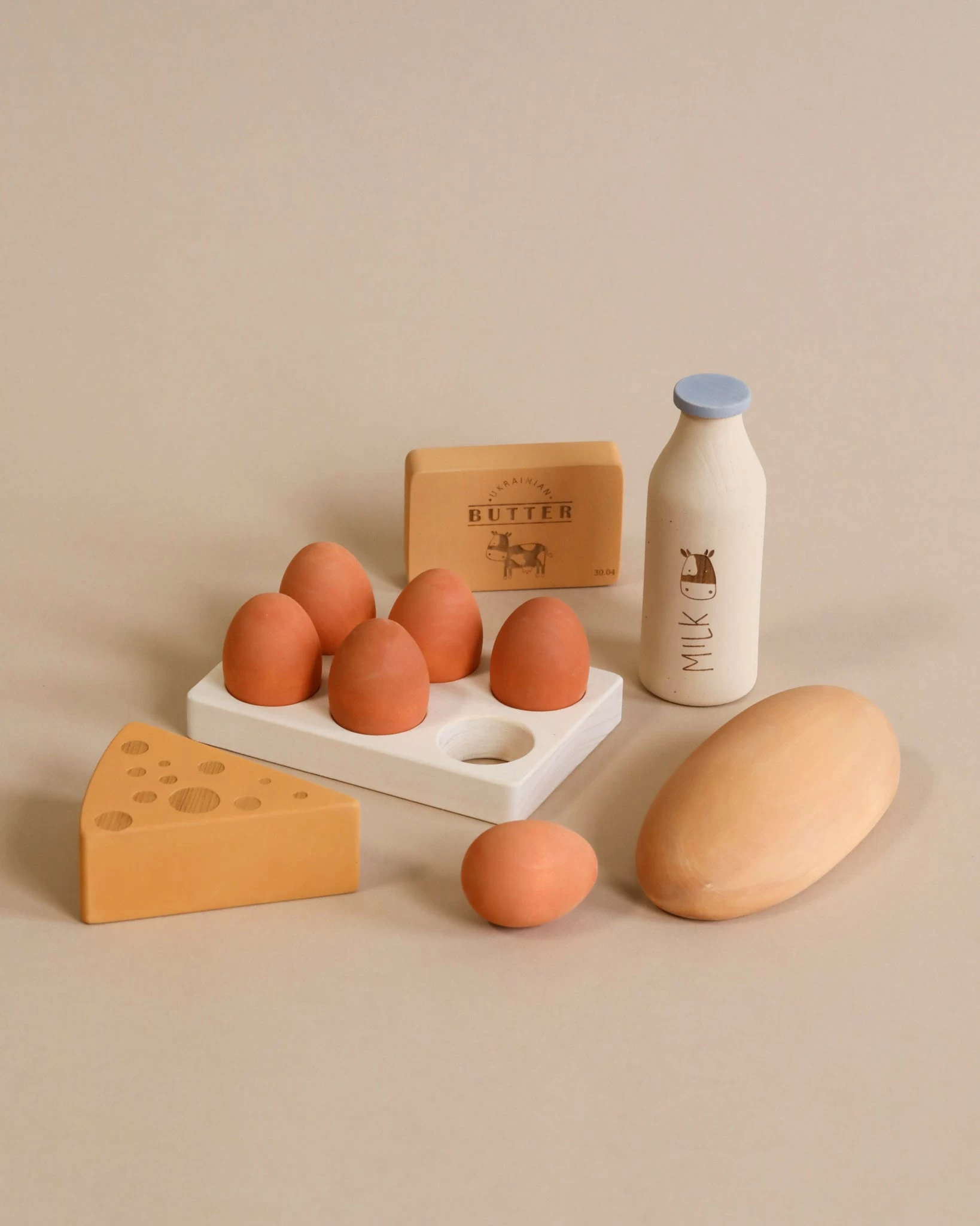 Sabo Concept Handmade Wooden Dairy Set 1 Sabo Concept Handmade Wooden Dairy Set