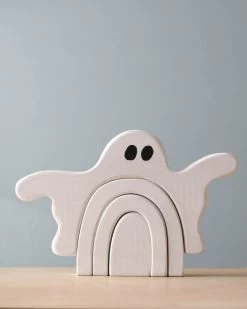 Handmade Wooden Ghost Stacker -Odin Parker Toys 2J2A9071