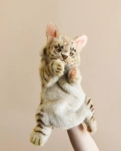 Hansa Leopard Cat Puppet