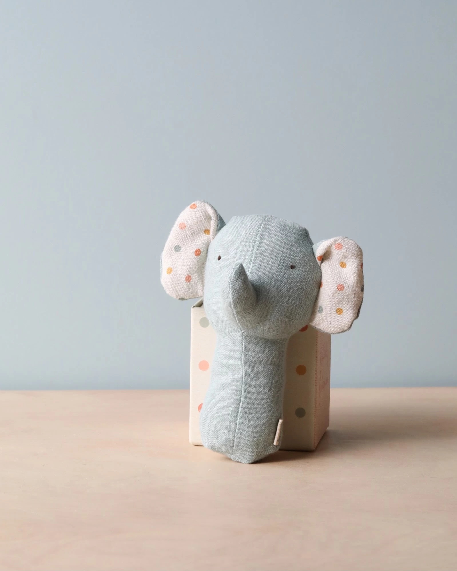 Maileg Lullaby Friend Rattles, Elephant 3 Maileg Lullaby Friend Rattles, Elephant - Image 3