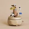 Wooden Spaceship Music Box