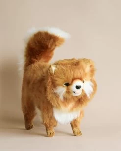 Hansa Pomeranian Dog Stuffed Animal