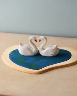 Handmade Wooden Swans In A Lake -Odin Parker Toys 2J2A9965 2