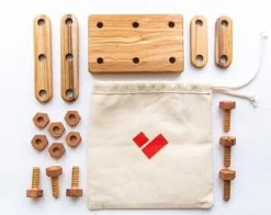 Handmade Wooden Building Tool Set -Odin Parker Toys 3b226c860c1820d77a22d8a00c067de5